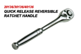Quick Release Reversible Ratchet Handle