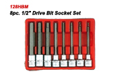 8pc. 1/2" Drive Bit Socket Sit.