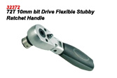 Bit Drive Reversible Flexible Stubby Ratchet Handle