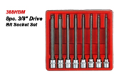 8pc. 3/8" Drive Bit Socket Set.