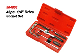 46pc. 1/4" Drive Socket Set