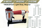 18GA/21GA Light Duty Stapler - LU-9025AC